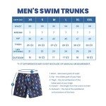 Men’s Red Palm Tree Quick Dry Swim Trunks