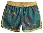MaaMgic Men's Vintage Floral Swim Trunks - Green