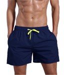 Men's Navy 5-Inch Quick Dry Swim Trunks