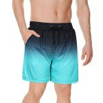 Men's Quick-Dry Swim Trunks with Compression Liner