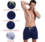 Men's Navy 5-Inch Quick Dry Swim Trunks