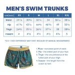 MaaMgic Men's Vintage Floral Swim Trunks - Green
