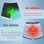 Men's Quick-Dry Swim Trunks with Compression Liner