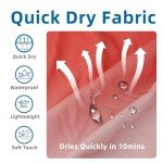 Houselog Men's 2-in-1 Quick-Dry Swim Trunks