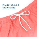 Houselog Men's 2-in-1 Quick-Dry Swim Trunks