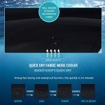 Men's Quick Dry Swim Trunks with Pockets - Black