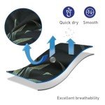 Men's Green Printed Swim Briefs with Drawstring