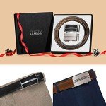 ITIEZY Men's Leather Ratchet Belts - 2 Pack