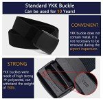 Men's Stretch Tactical Canvas Belt - Adjustable Black