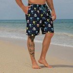 KAILUA SURF Big and Tall Men's Swim Trunks