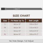 Men's 2-Pack Stretch Web Belts with Metal Buckle