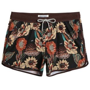 Retro 80s/90s Men's Swim Trunks with Mesh Lining