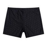 Men's Printed Swim Boxer Briefs with Removable Pad