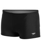 Speedo Men's Black Solid Square Leg Swimsuit