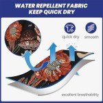 Retro 80s/90s Men's Swim Trunks with Mesh Lining