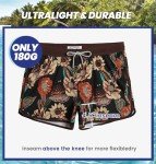 Retro 80s/90s Men's Swim Trunks with Mesh Lining
