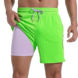 Men's 2-in-1 Swim Trunks with Compression Liner