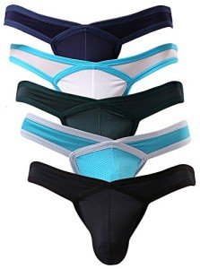 CSMARTE Men's Sexy Mesh Bulge Pouch Briefs