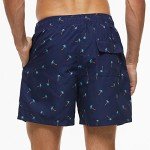 Bright Colored Men's Swim Trunks for Vacation