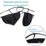 ZONBAILON Men's Bulge Pouch Thong Underwear