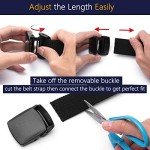 Men's Stretch Tactical Canvas Belt - Adjustable Black