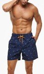 Bright Colored Men's Swim Trunks for Vacation