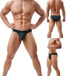 CSMARTE Men's Sexy Mesh Bulge Pouch Briefs