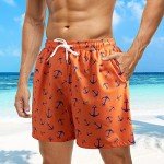 Men's Quick-Dry Swim Trunks with Compression Liner