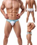 CSMARTE Men's Sexy Mesh Bulge Pouch Briefs