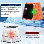 Men's Quick-Dry Swim Trunks with Compression Liner