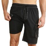 Men's Quick-Dry Swim Trunks with Compression Liner