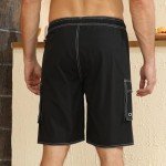 Men's Quick-Dry Swim Trunks with Compression Liner