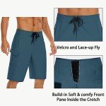 MIVEI Men's 22" Quick-Dry Board Shorts with Pockets