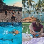 Men's Dark Grey Swim Shorts with Zipper Pockets