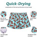 Men’s Quick-Dry Lobster Blue Beach Shorts