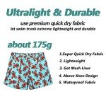 Men’s Quick-Dry Lobster Blue Beach Shorts