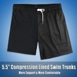 Men's 5.5" Swimming Shorts with Compression Liner
