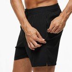 FEOYA Men's Quick Dry Swim Shorts with Pockets