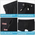 Black Quick Dry Men's Swim Briefs with Pockets