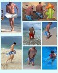 Funny Dissolving Swim Trunks for Men