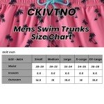 Men's 5.5" Dinosaur Print Swim Trunks