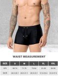Black Quick Dry Men's Swim Briefs with Pockets