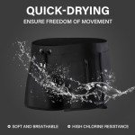 Black Quick Dry Men's Swim Briefs with Pockets