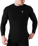 RDX Men's Quick-Dry Rash Guard and Base Layer