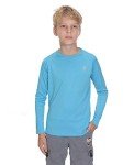 Men's Blue Long Sleeve UV Protection Shirt
