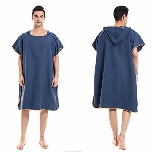 Men's Surf Poncho Changing Robe and Beach Cover-up