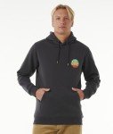 Rip Curl Men's Hooded Sweatshirt in Washed Black