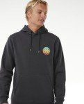 Rip Curl Men's Hooded Sweatshirt in Washed Black