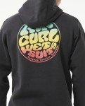 Rip Curl Men's Hooded Sweatshirt in Washed Black
