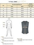 PJ PAUL JONES Men's Casual Black Waistcoat Vest